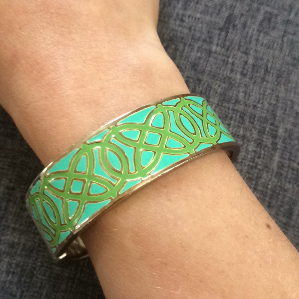 Stella & Dot turquoise Eleanor enamel bracelet